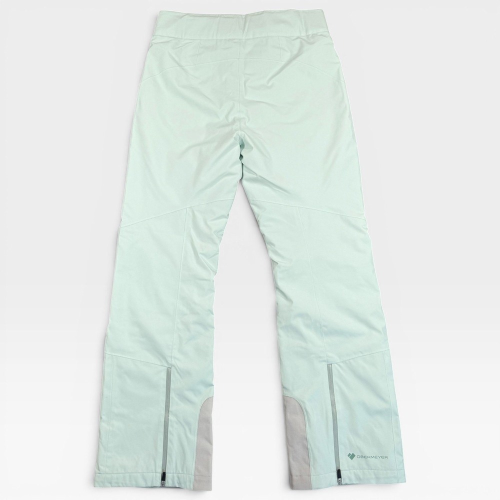 OBERMEYER Bliss Ski Pants Womens 12 Mint Green Winter Snow Sport Water-Resistant - Picture 5 of 11